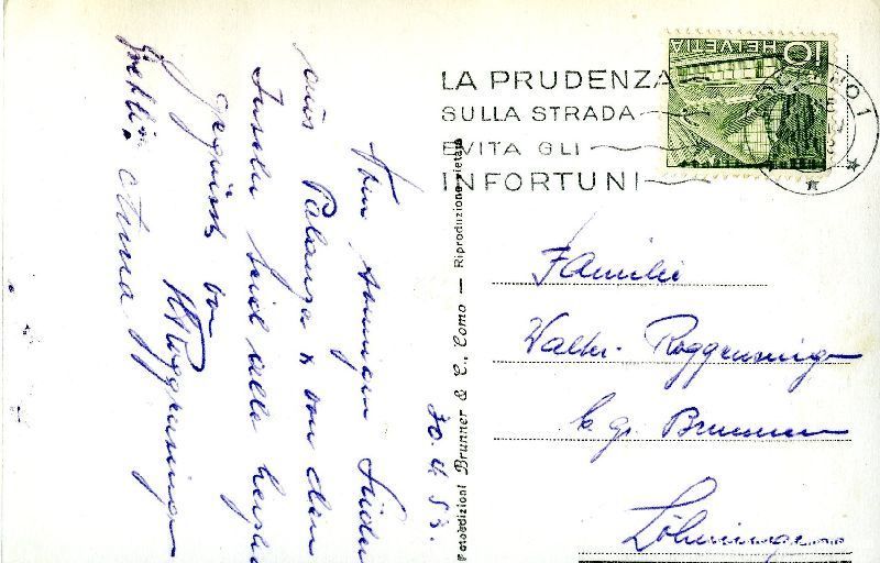 Cartoline postali: Isola Bella + 1953 – Usato da Emmenbrücke venduto da teestube 1