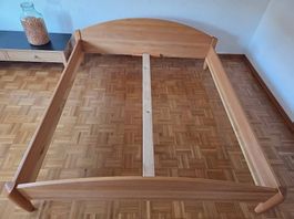 Massivholz-Designer-Bett-Gestell (metallfrei)