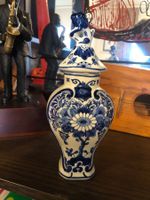 Löwenknauf-Vase Original Royal Delft Deckalvase, 1980