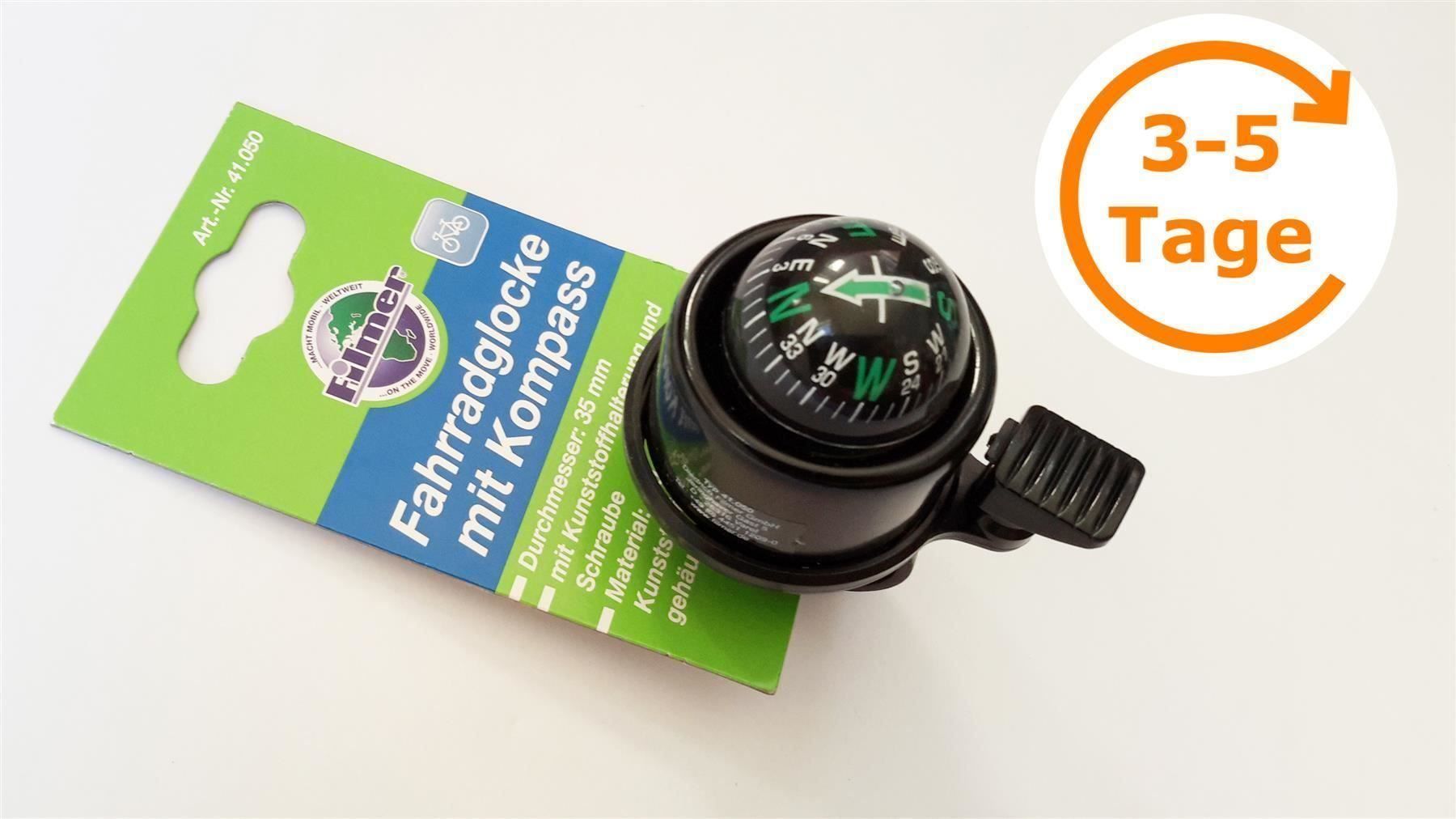 Campanacci mucche: Fahrradglocke, Veloglocke, mit Kompass – Nuovo e nell'imballaggio originale da St. Gallen venduto da cointec