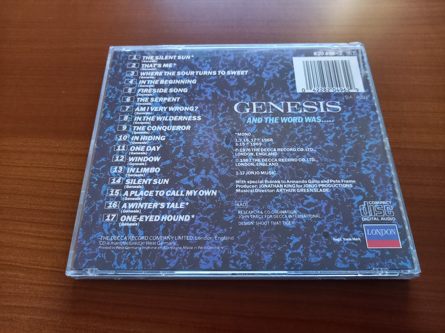 CD: Genesis - And the word was ..... – Usato da Courtételle venduto da Chris28 2
