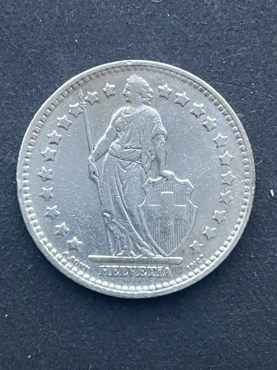 Alle Münzen: 1.- Silber CH Jahr 1936 – Gebraucht aus Meierskappel von Hala03 3