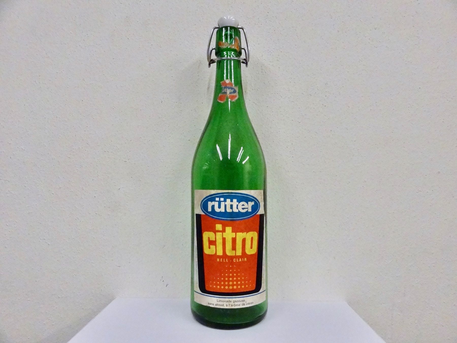 Gläser, Krüge & Flaschen: alte Flasche RÜTTER CITRO HELL 1969 ST. ERHARD – Gebraucht aus Kerzers von Flaschenposten