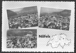 Näfels Mit dem Flugzeug über GL 66 drei Bilder