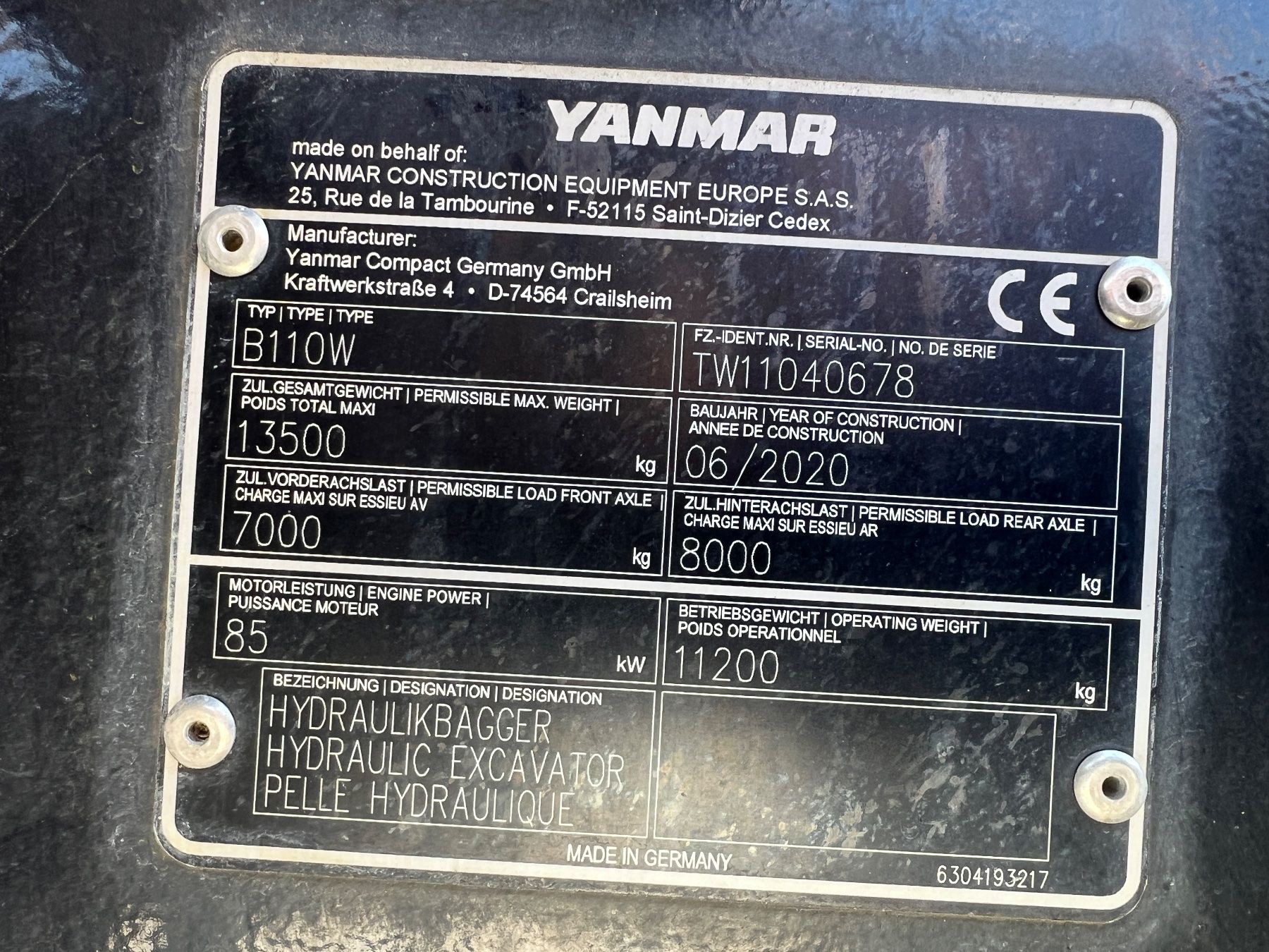 Yanmar Excavateurs: Yanmar Pneubagger – D'occasion à Egg b. Zürich par SwissTradingAgency 8