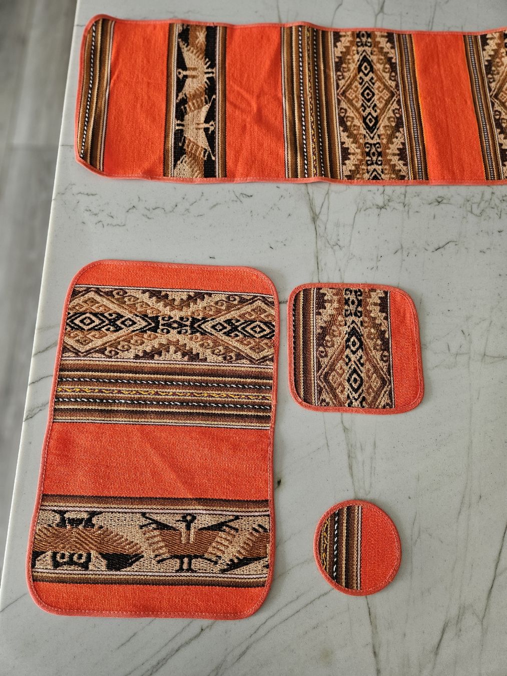 Set di tavolo e panche: Tischset, Peru, 19 teilig, Handarbeit, Neu – Nuovo (secondo la descrizione) da Kloten venduto da Tacha_gb 3
