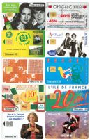 10 Telefonkarten Frankreich