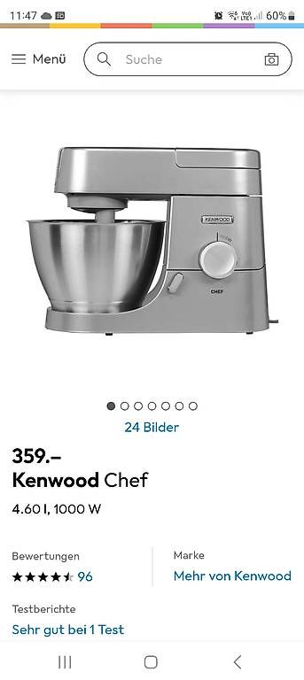 Küchengeräte: KENWOOD CHEF 4.5l 1000w – Gebraucht aus Safnern von celilu 1