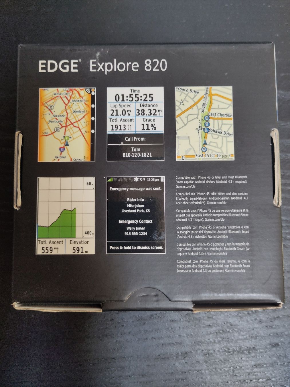Garmin Navigatori: Garmin Edge Explore 820 GPS velo Navigator – Usato da Fischenthal venduto da DillingerExpress 5