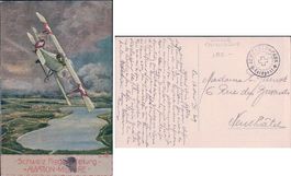 Schweizer Armee, Avion et Cachet Militaire (13.9.1939)