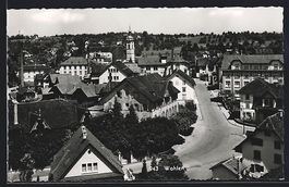 Wohlen /AG, Strassenpartie mit Abzweig a
