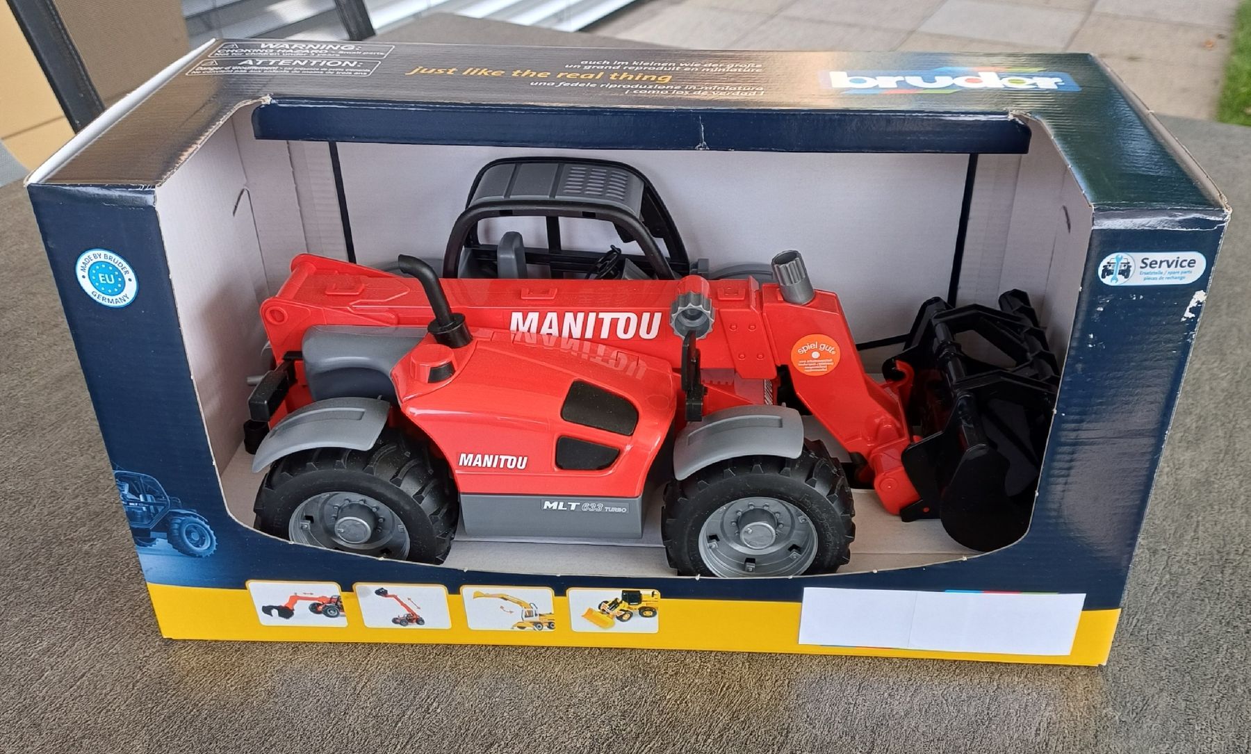 Bruder Spielzeuge: Bruder Manitou Telescopic Loader MLT 633 Neu – Neu und originalverpackt aus Egnach von Matto01