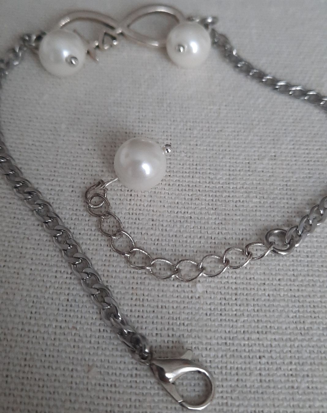 Armbänder & -reifen: Modisches Armband mit Unendlichkeitszeichen und Perlen – Neu (gemäss Beschreibung) aus Solothurn von lsc_pf99 4