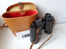 Astra Fernglas 10x50 mit Ledertasche, Vintage