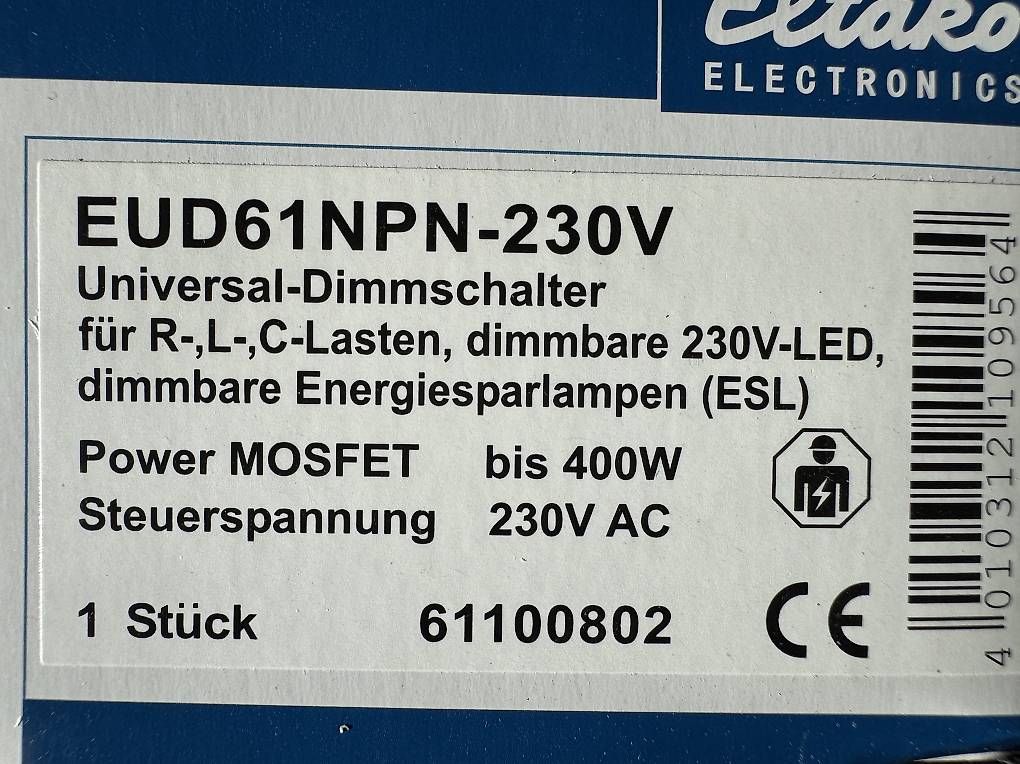 Eltako Interruttori: Variateur neuf pour lumière – Usato da Ste Croix venduto da Barjot 1