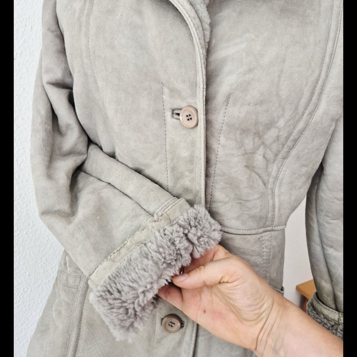 Cappotti: Shearling manteau mouton retourné – Usato da St-Blaise venduto da Zaza.of.marseille 3