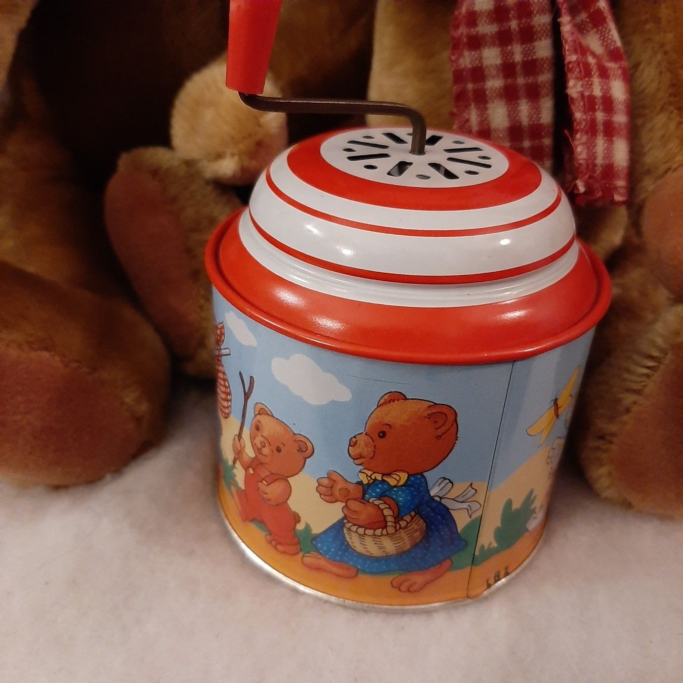 Giocattoli: SUNKID BÄREN- DUO MIT BLECHKLANG TROMMELCHEN – Nuovo (secondo la descrizione) da Gretzenbach venduto da schibaya 7