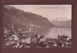 MONTREUX - Vue partielle et Dents du Midi