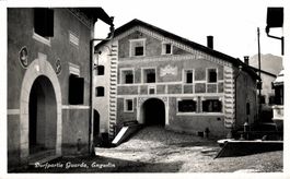 Dorfpartie Guarda. Engadin