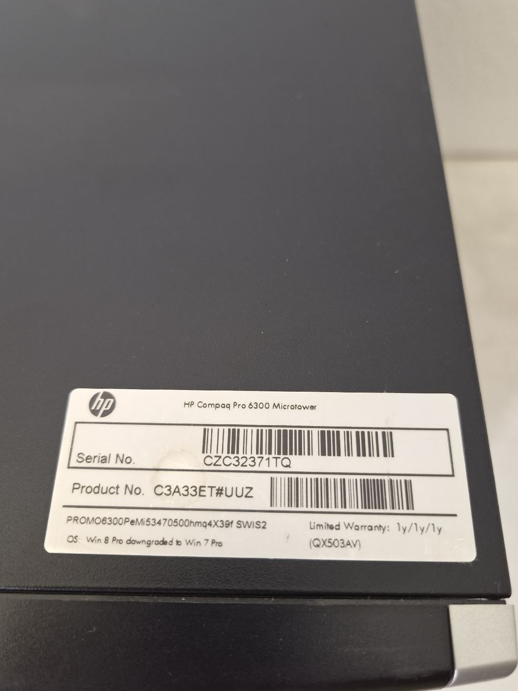 Hewlett Packard PCs: HP Compaq Pro 6300 Microtower. Intel i5 – Gebraucht aus SCHAFFHAUSEN von Atami99 4