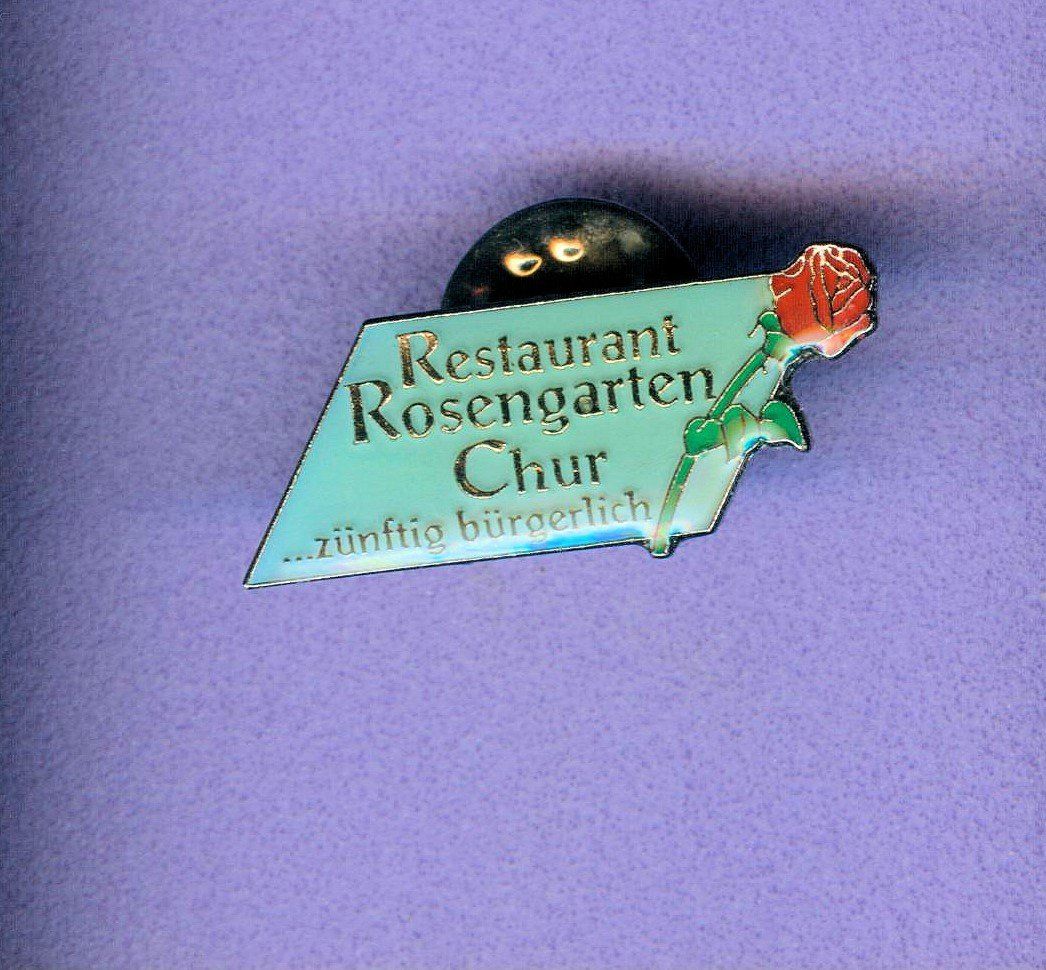 Plaketten & Abzeichen: Rest.  ROSENGARTEN  Chur – Gebraucht aus Winterthur von Sammleroase