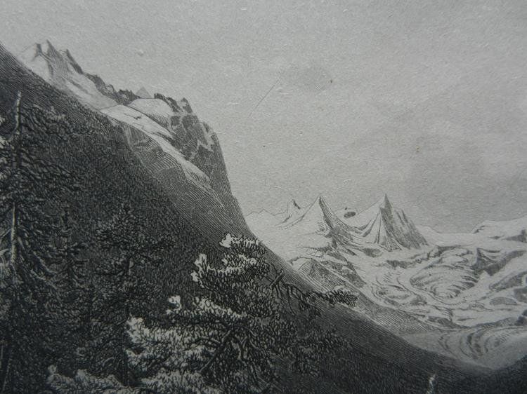 Incisioni: Roseg Gletscher von Huber – Usato da Risch venduto da Rischli15 9