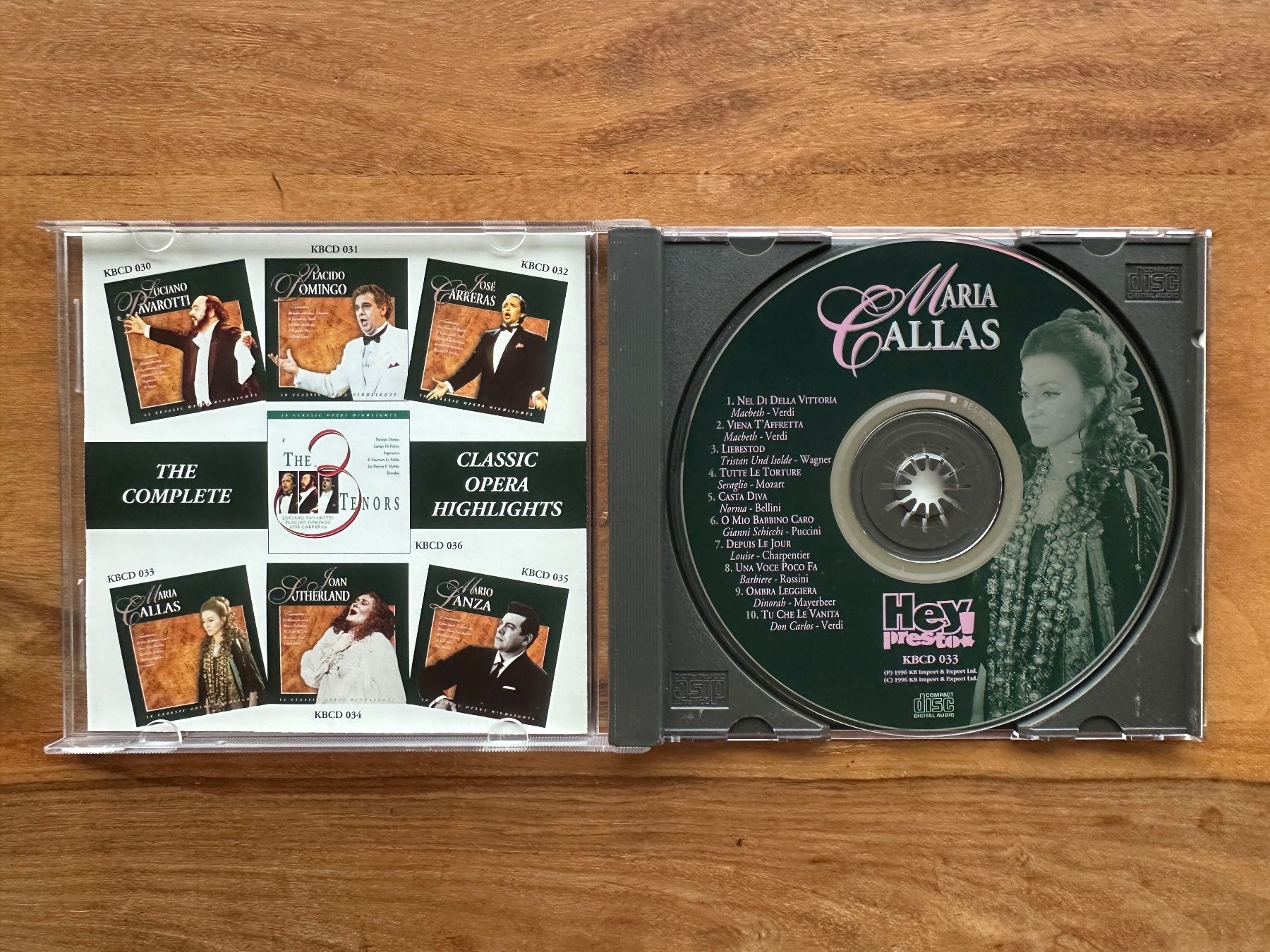 CD: Maria Callas - 10 Classic Opera Highlights CD – Usato da Horgen venduto da flyingpenguin2000 1