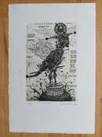 Exlibris Oleg Denisenko - Original Radierung signiert