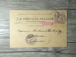 TR45 Carte Postale + Timbre Belgique 1897