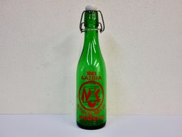 kleine alte Flasche 1883 GAZOSA DE PIAGGI-NOÉ MENDRISIO 1980