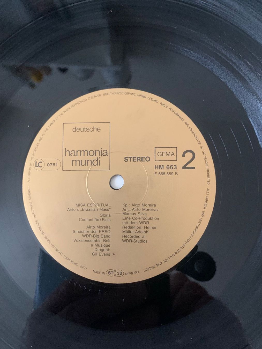 Dischi in vinile: Airto(Gil Evans)Misa Espiritual – Usato da lausanne venduto da Ccheche 5