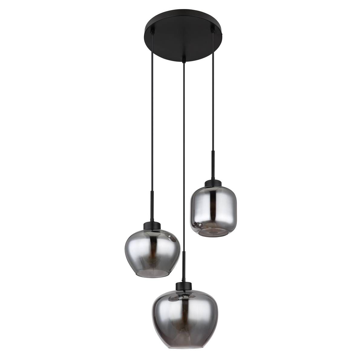Kronleuchter & Deckenlampen: Pendelleuchte, Glas, Rauchfarbe, 38 cm Ø – Neu (gemäss Beschreibung) aus Kreuzlingen von Smart-Light 3