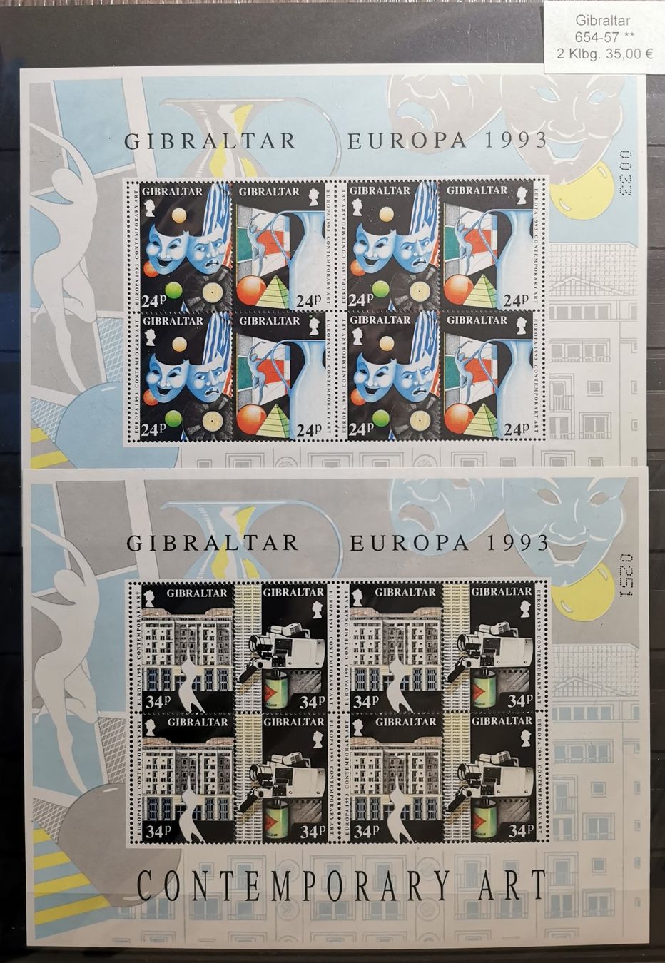 Tutti i francobolli: TR15 Bloc Timbre Gibraltar 1993 – Usato da Cousset venduto da Patrick_Collections