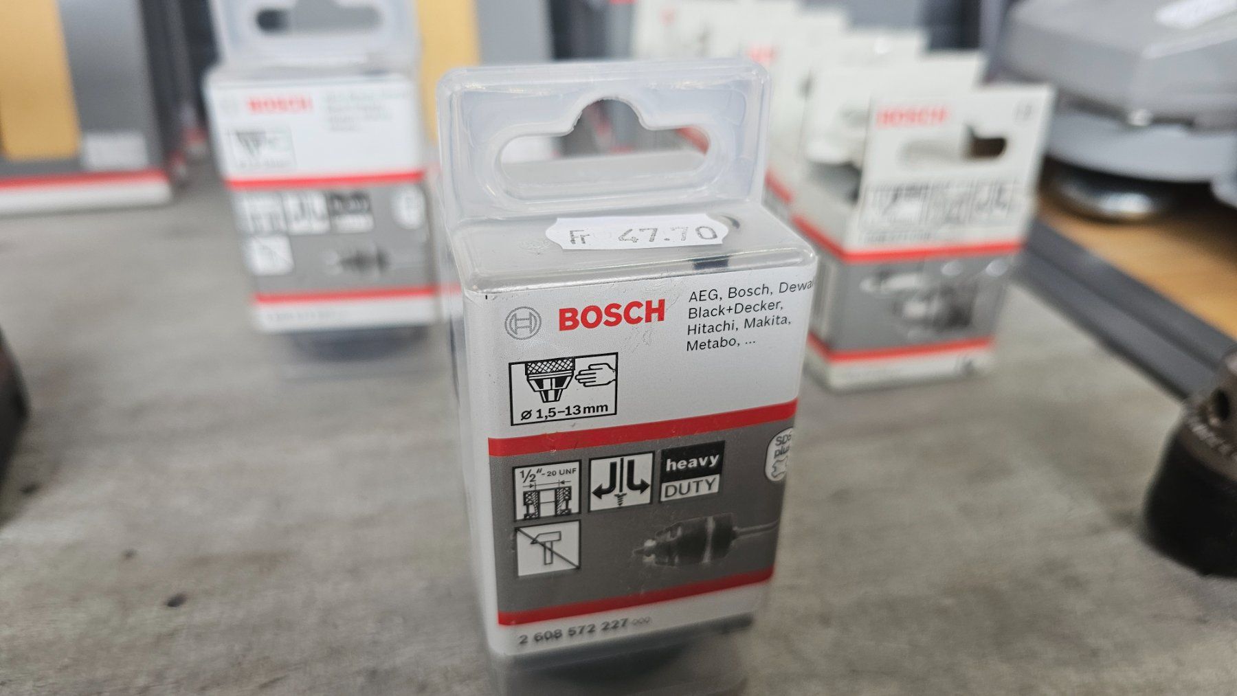 Bosch Trapani: Bosch Professional SDS-Plus Schnellspannbohrfutter 1,5-13mm – Nuovo e nell'imballaggio originale da Jegenstorf venduto da Bracher_Shop 3