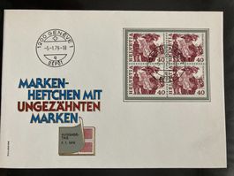 Schweiz 1979 ill. Ersttagsbrief MH-Blatt Escalade 40 Genève