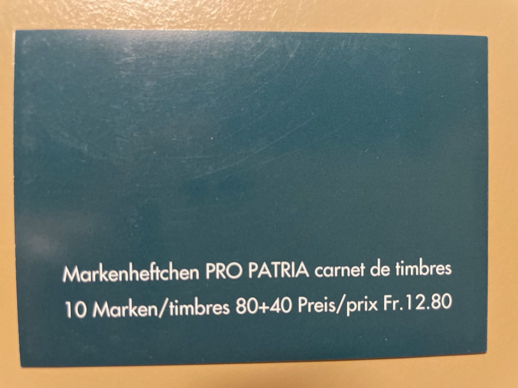 Tutti i francobolli: Pro Patria Briefmarkenheft 1995  1.Tag – Usato da Zürich venduto da R4853f 1