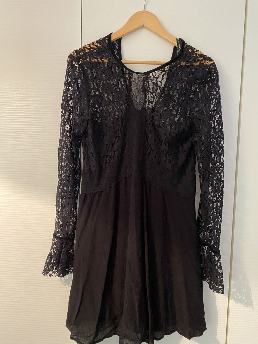 Zara Kleider: Schwarzes Spitzenkleid, Grösse M, elegant & festlich – Gebraucht aus Zürich von Nutla 1