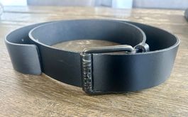 Replay Ledergürtel, Schwarz, Grösse 105 cm, wie neu! REPLAY
