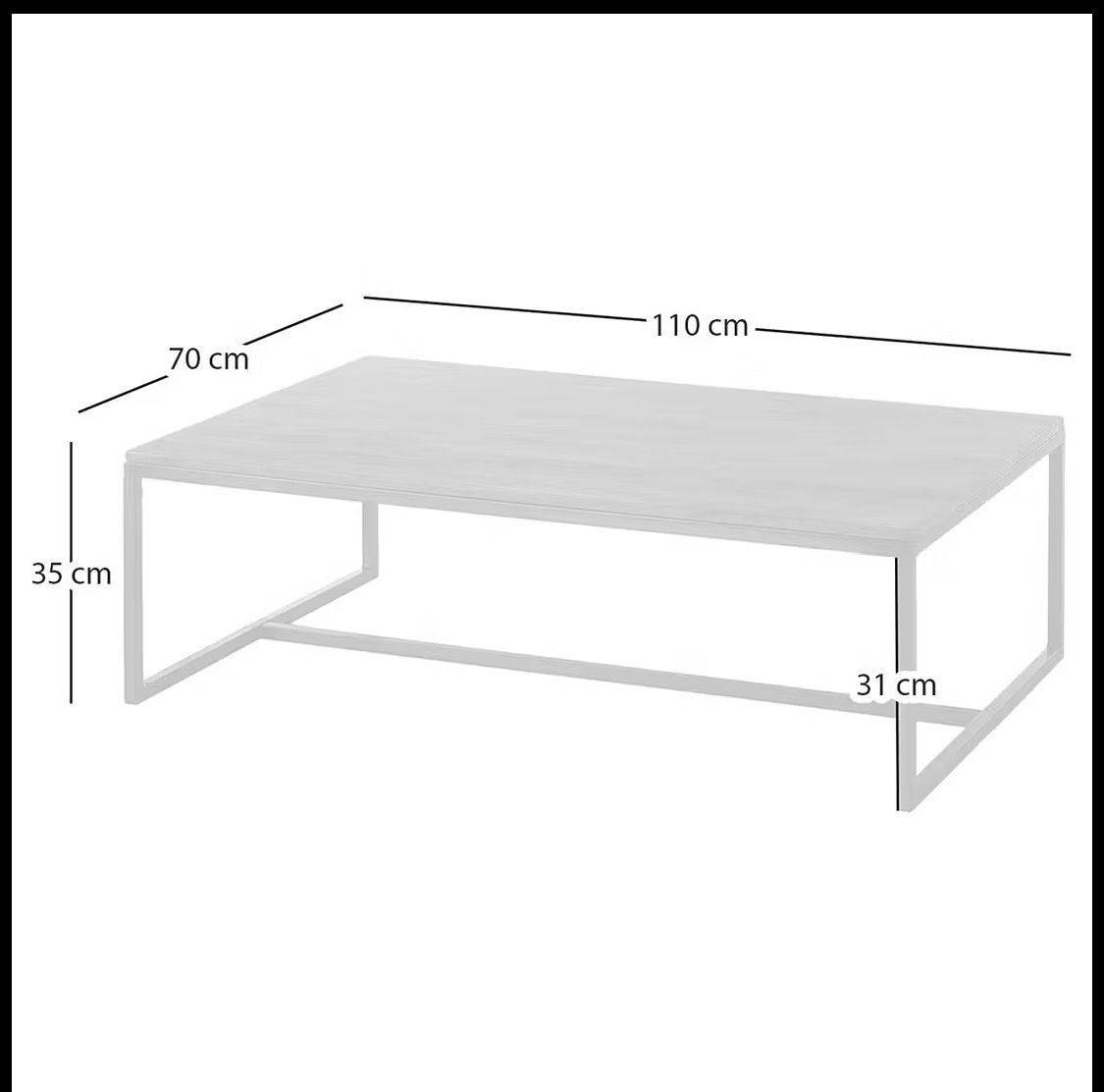 Tavoli: Couchtisch, Holz/Metall, 110x70cm – Usato da Oberengstringen venduto da boj_9p7y 4