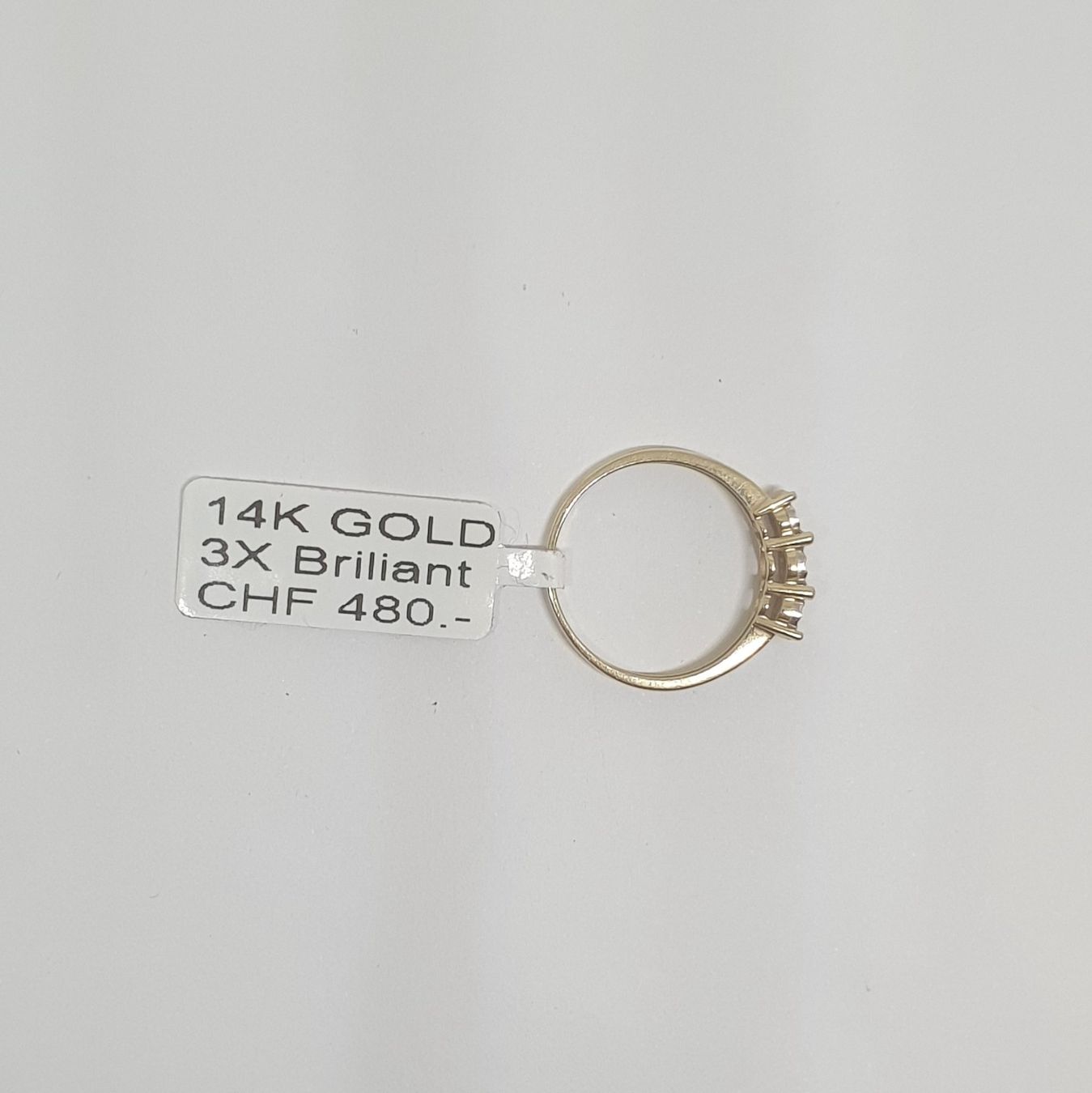 Bagues: Echt 14K Gold - Diamant Ring – D'occasion à Luzern par luzerngoldhaus 1