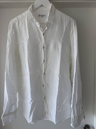 Chemise 100% lin Via Leopardi10 L comme neuve