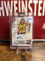 TOPPS PRISTINE ROAD TO EURO 2024 HUGO LARSSON AUTOGRAPH RC