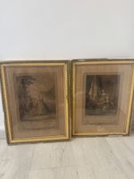 Paire de gravures XVIIIe Fredebeurg
