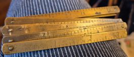 alter antiker GliederMeter aus verm. Messing - Sammler-/Lieb