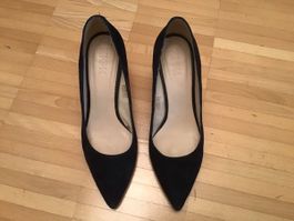 Pumps in Wildleder dunkelblau