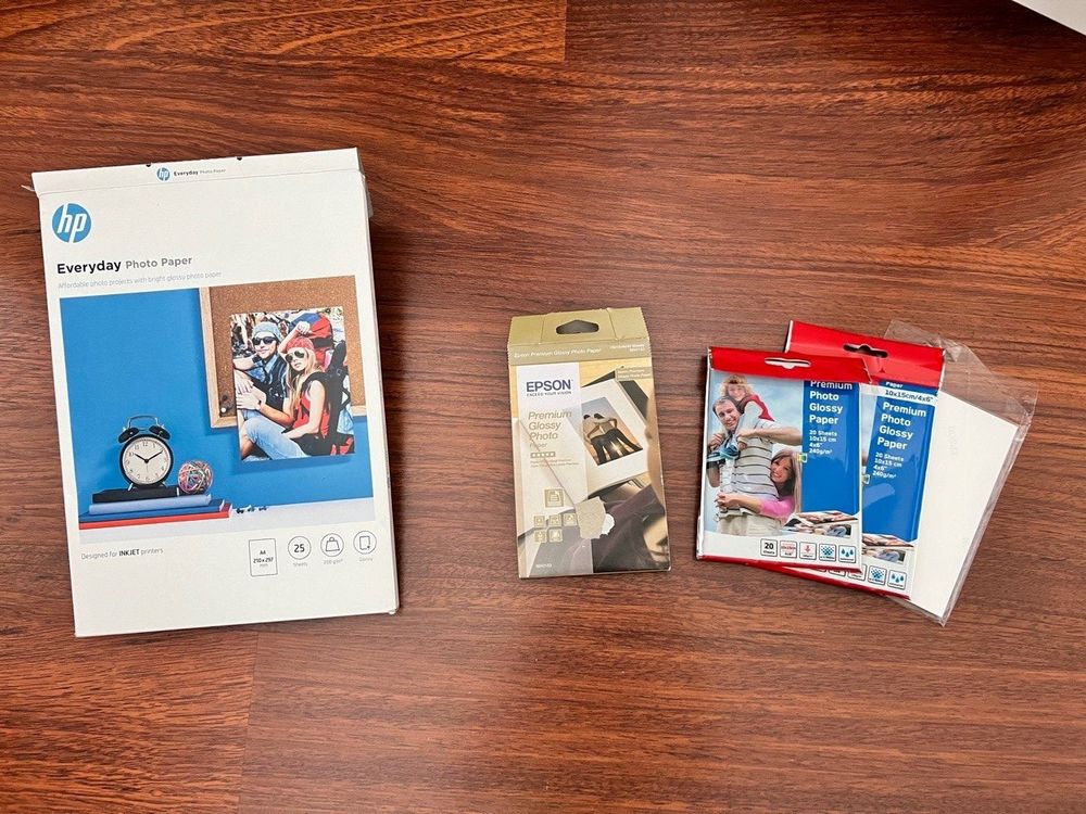 Fotopapier HP, Epson und Afga ! (Neu (gemäss Beschreibung)) in ...
