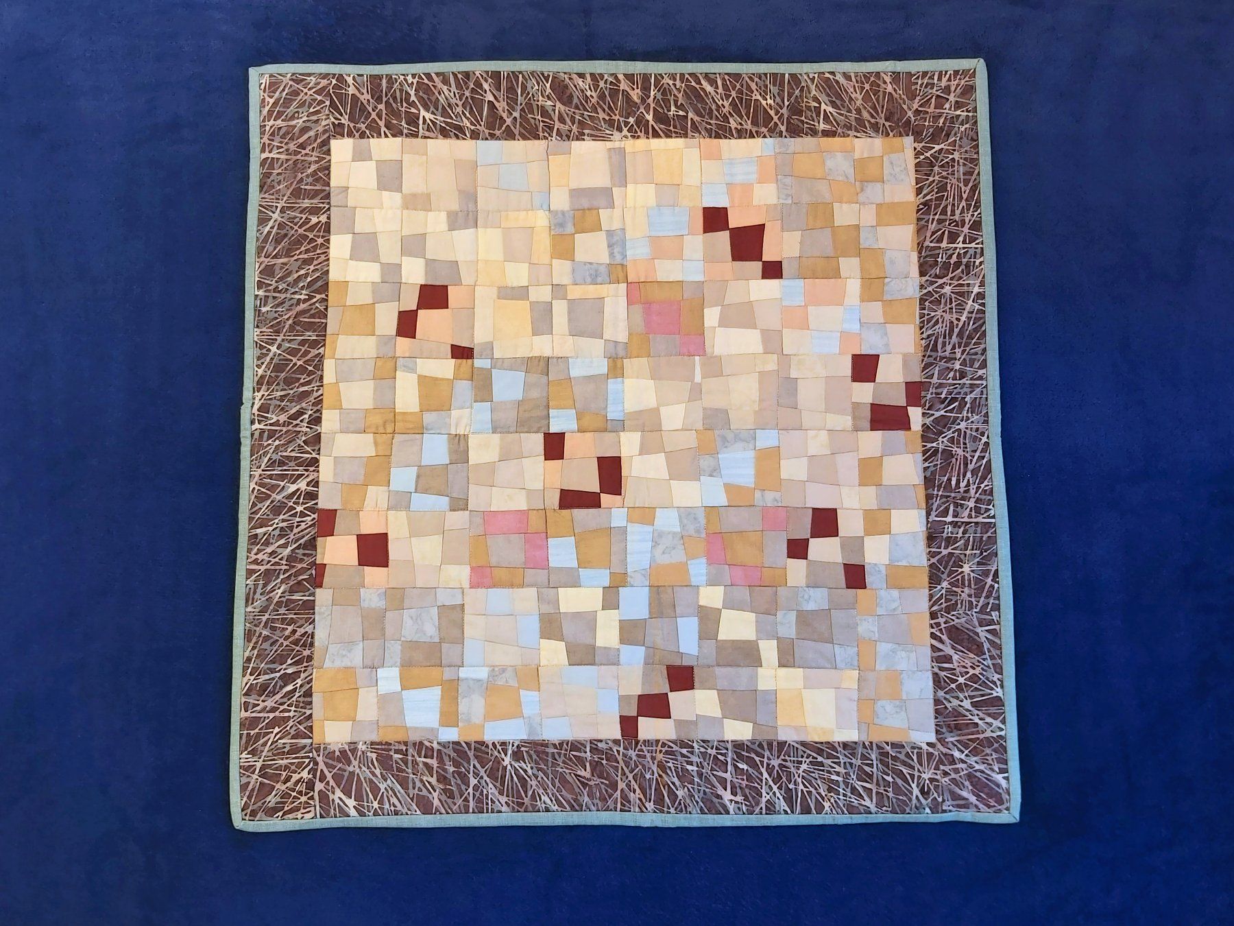 Tutte le decorazioni: Patchwork Quilt "Muscheln am Strand" Unikat 70 x 70 cm – Nuovo (secondo la descrizione) da Wetzikon ZH venduto da Meltingpot29