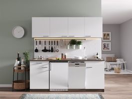 701 Singleküche Küchenzeile 195cm E/Y/W - Küche Einbauküche