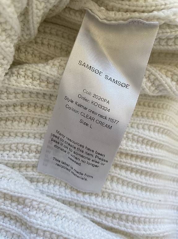 Samsøe Samsøe Pullover & Sweatshirts: Samsoe Samsoe Strickpullover Weiss Grösse L – Gebraucht aus Reinach BL von bloom_1999 1