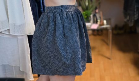 Zara Ballon Rock Gr.M Grau Elegant mit Taschen